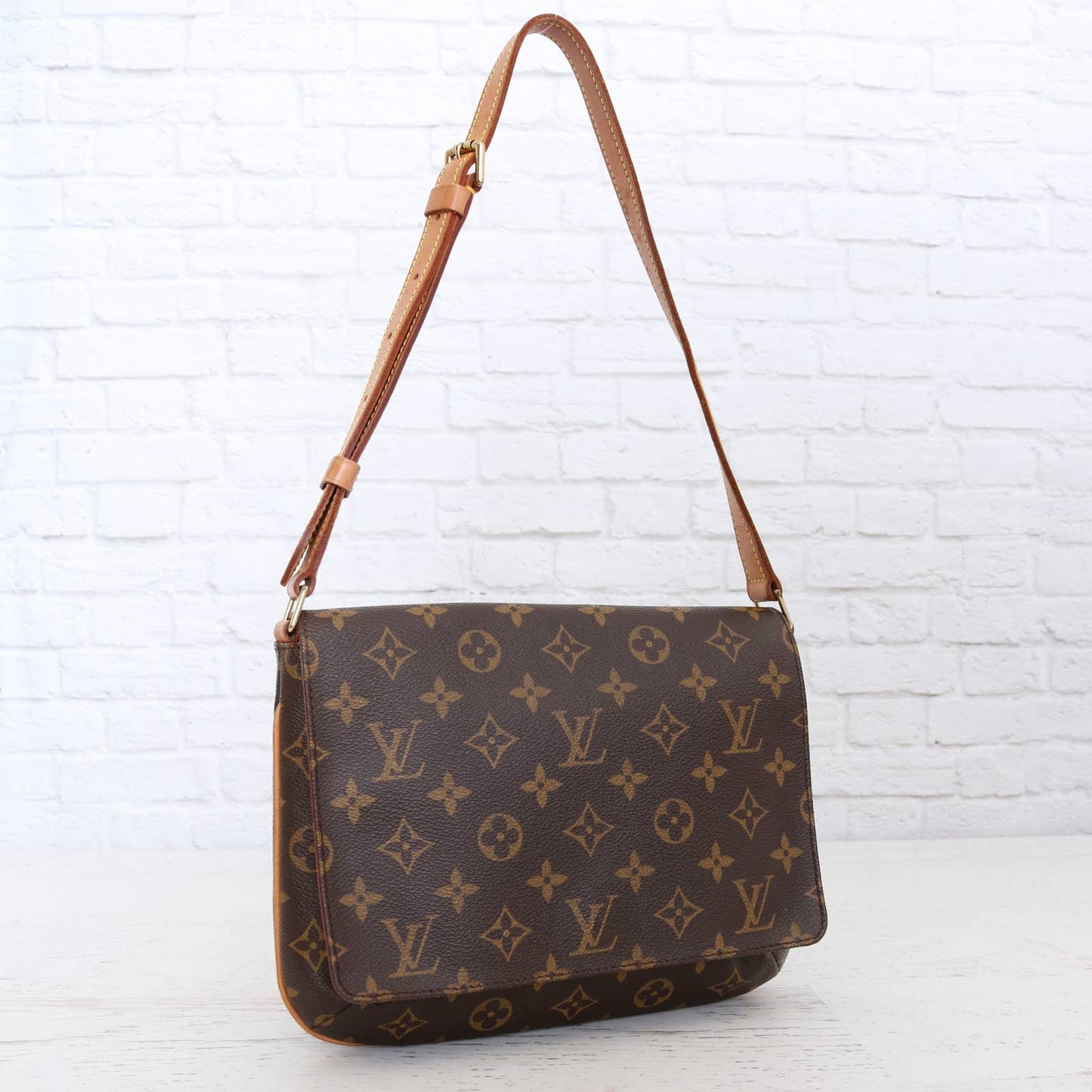 Louis Vuitton Musette Tango Short Monogram Shoulder Bag