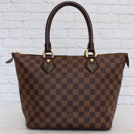 Louis Vuitton Saleya PM Tote Damier Ebene Shoulder Bag