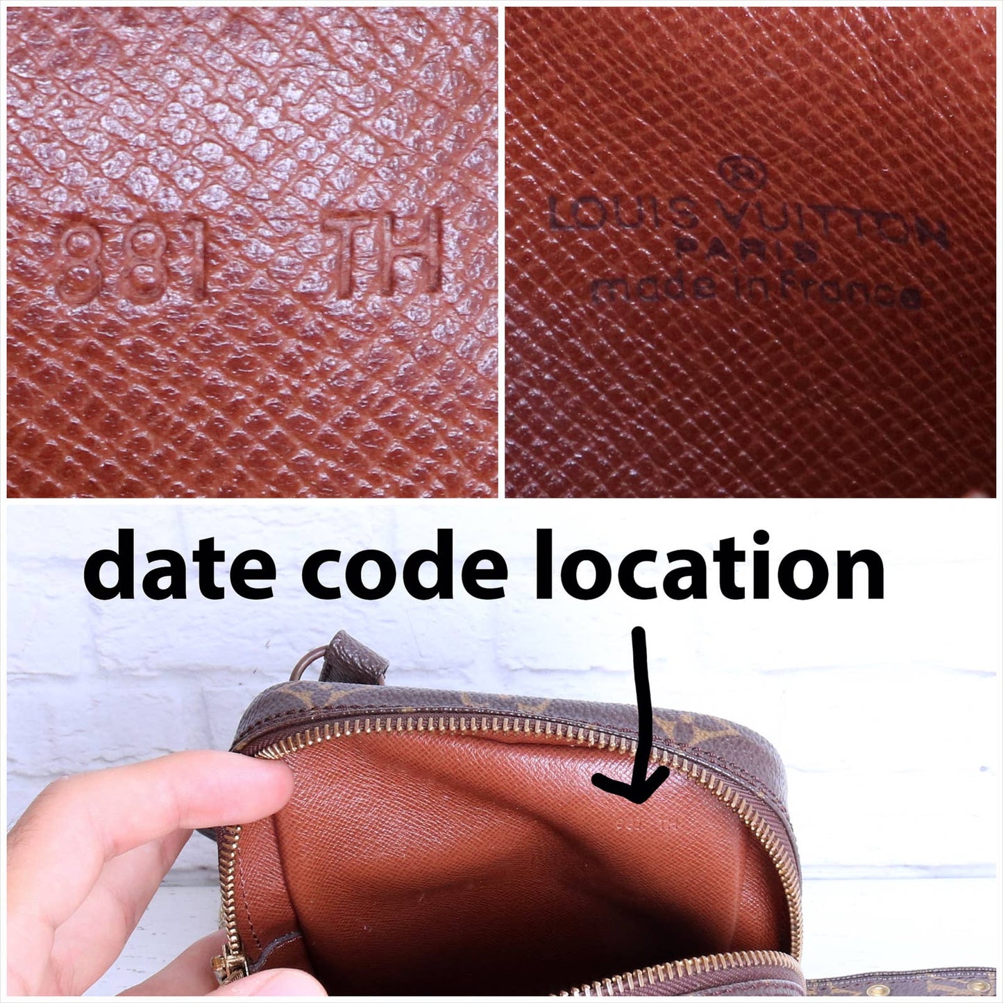 Louis Vuitton Amazon Vintage Monogram Crossbody