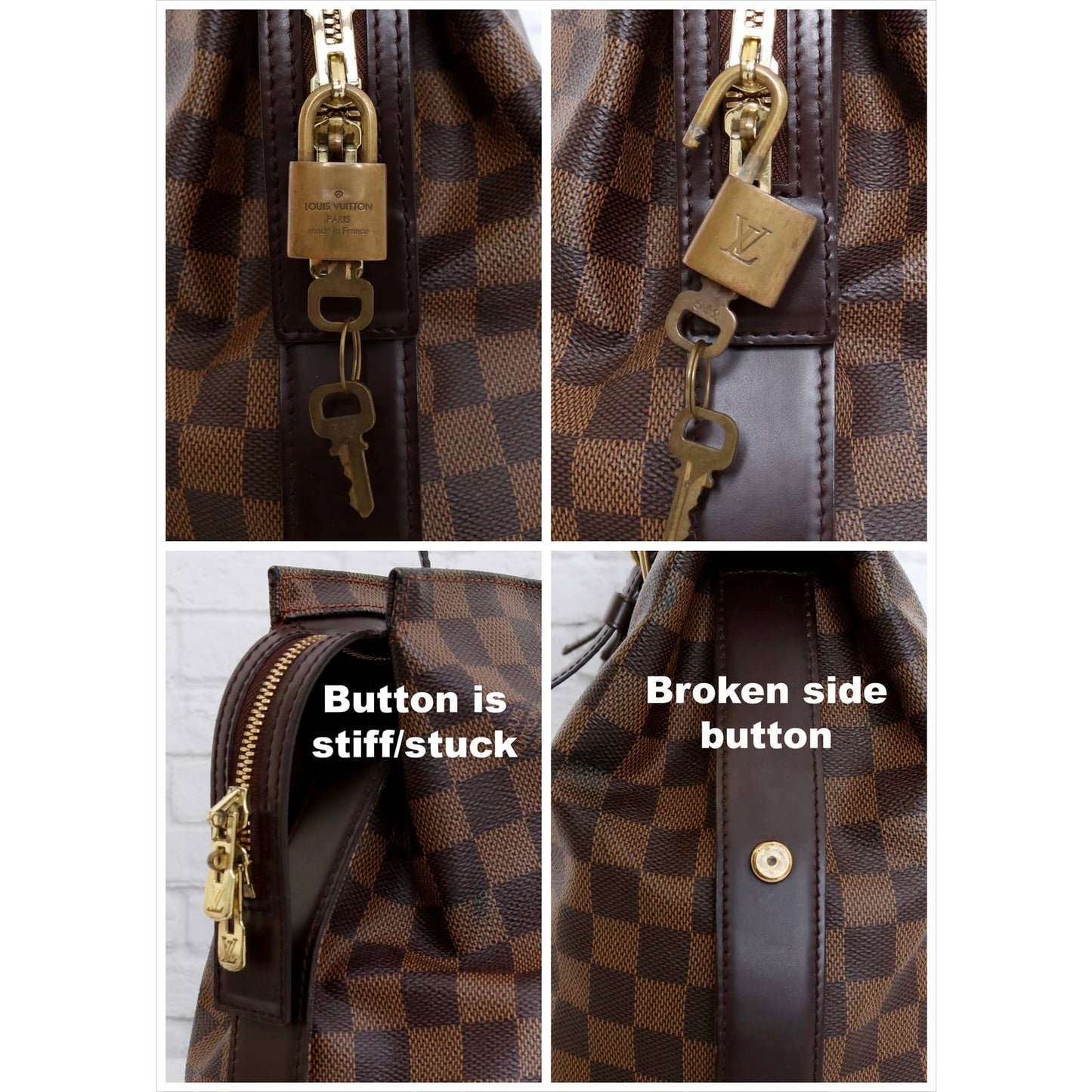 Louis Vuitton Chelsea Damier Ebene Shoulder Bag