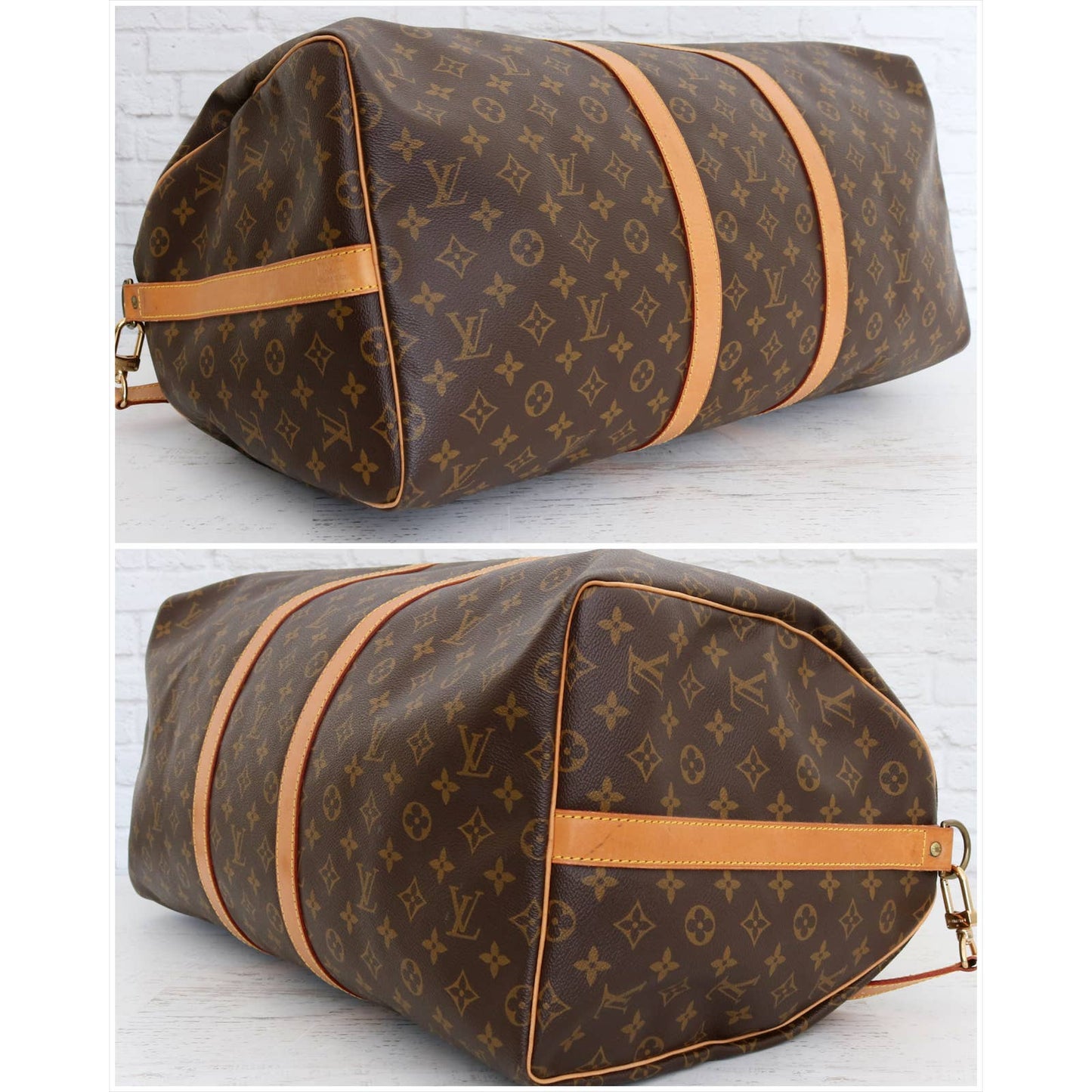 Louis Vuitton Keepall Bandouliere 55 Monogram Duffle Luggage