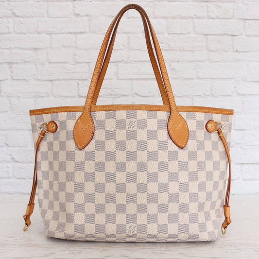 Louis Vuitton Neverfull PM Damier Azur Small Tote