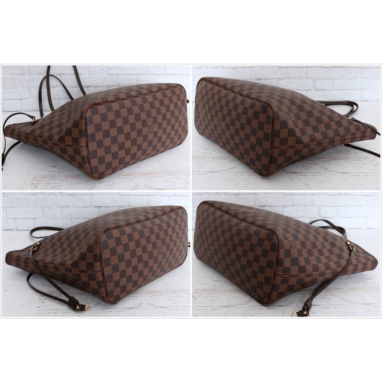 Louis Vuitton Neverfull MM Damier Ebene Tote