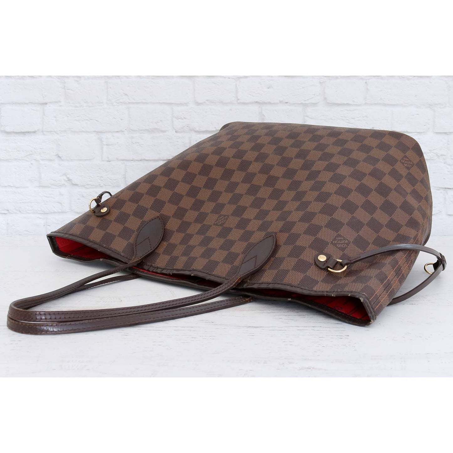 Louis Vuitton Neverfull MM Damier Ebene Tote