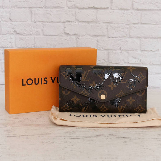 Louis Vuitton Sarah Blossom Noir Wallet Monogram Card Limited Edition