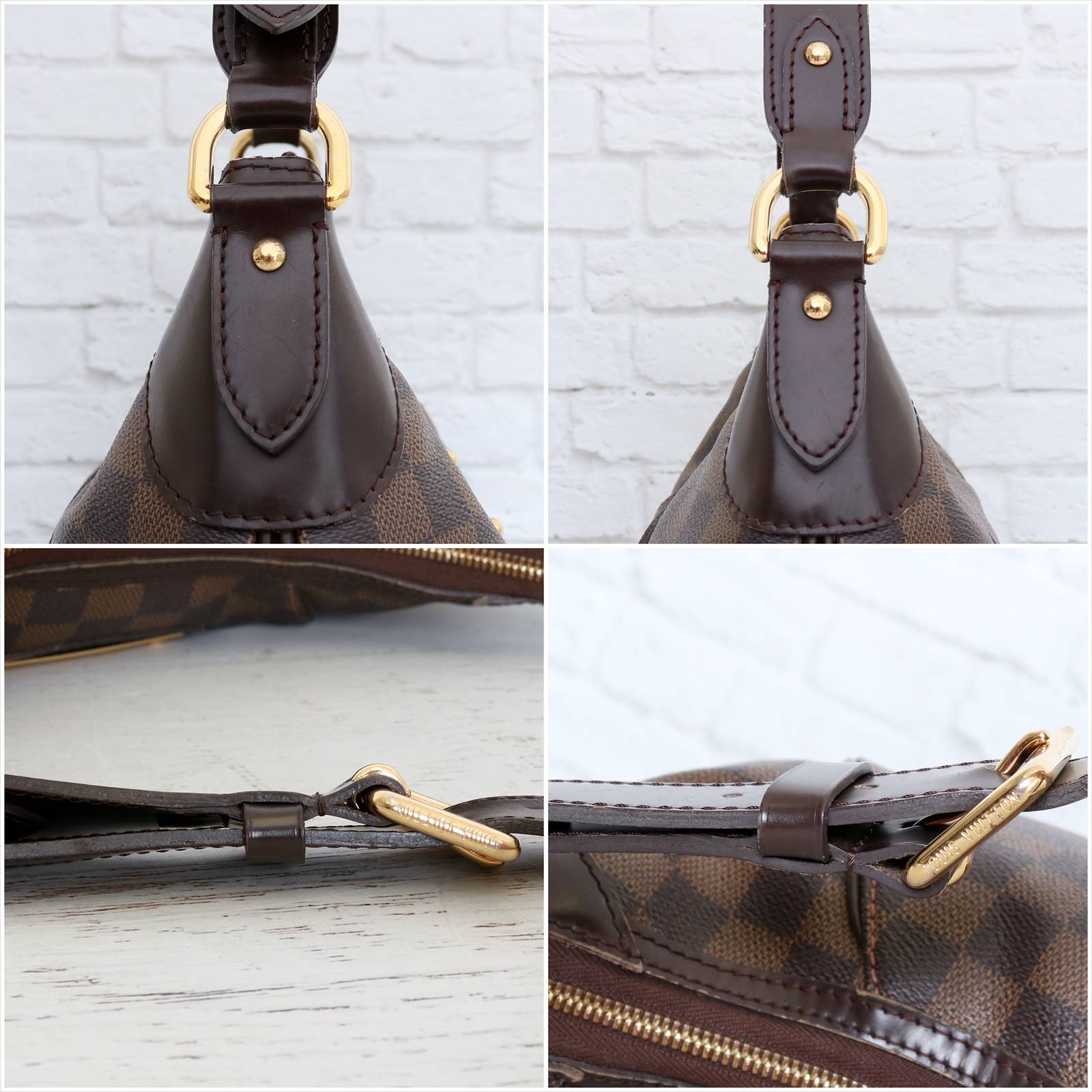 Louis Vuitton Vintage - Damier Ebene Thames GM Bag - Brown
