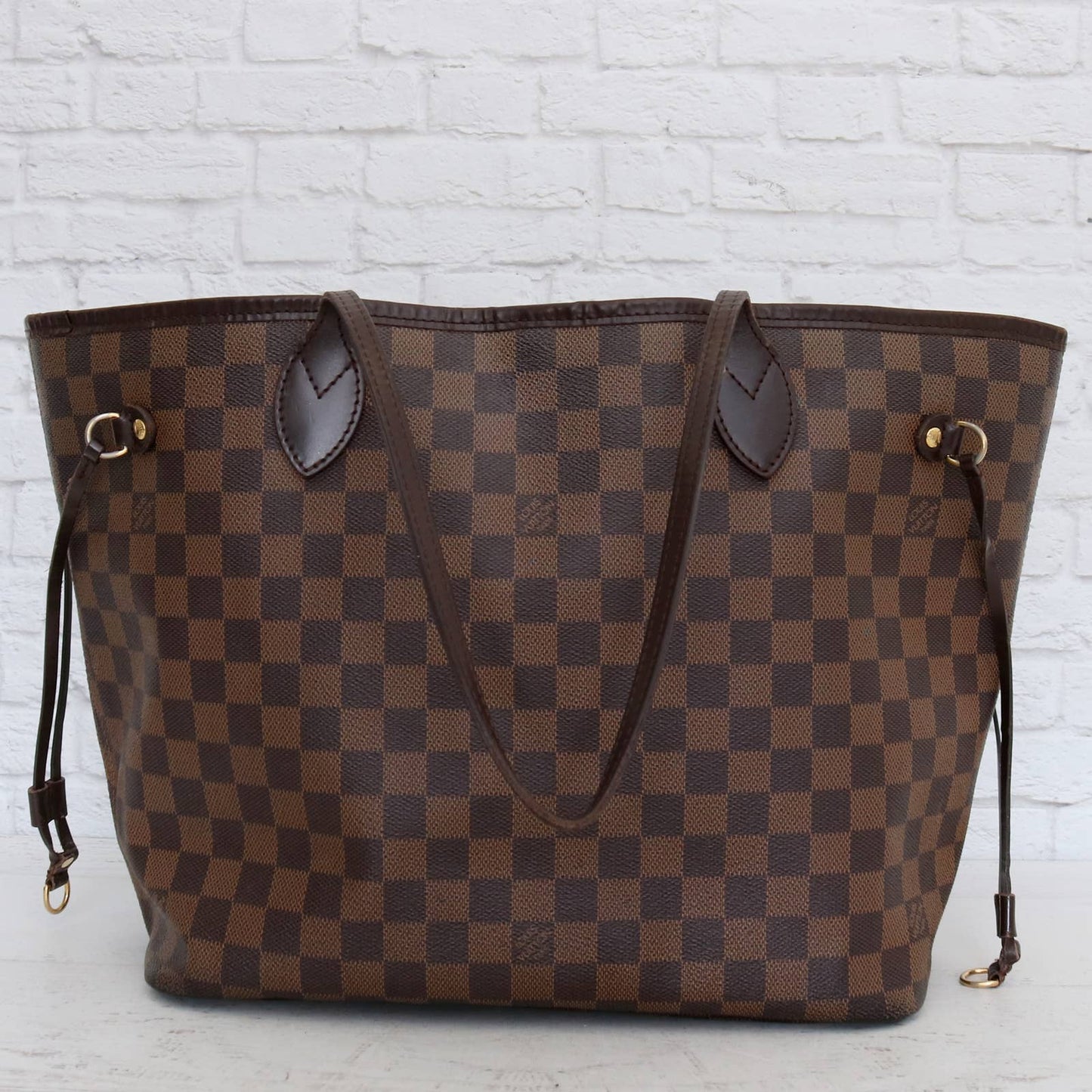 Louis Vuitton Neverfull MM Damier Ebene Tote