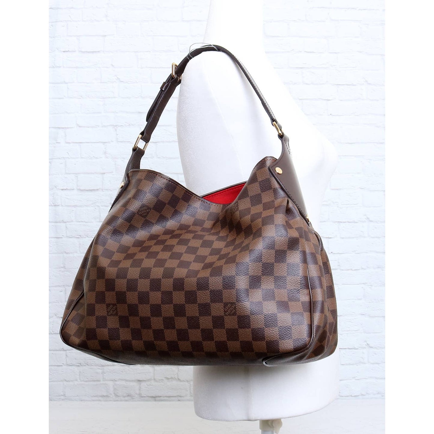 Louis Vuitton Regia Damier Ebene Tote Shoulder Bag