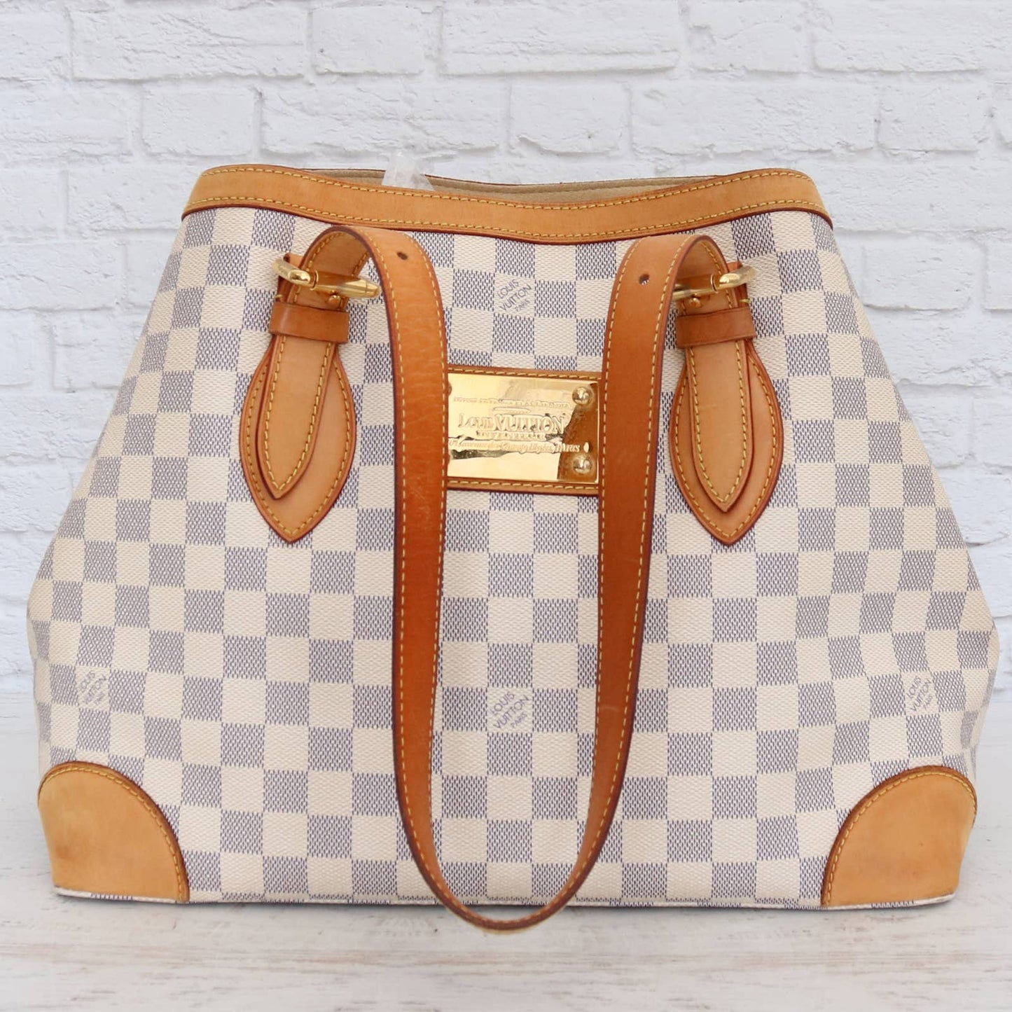 Louis Vuitton Hampstead MM Damier Azur Tote