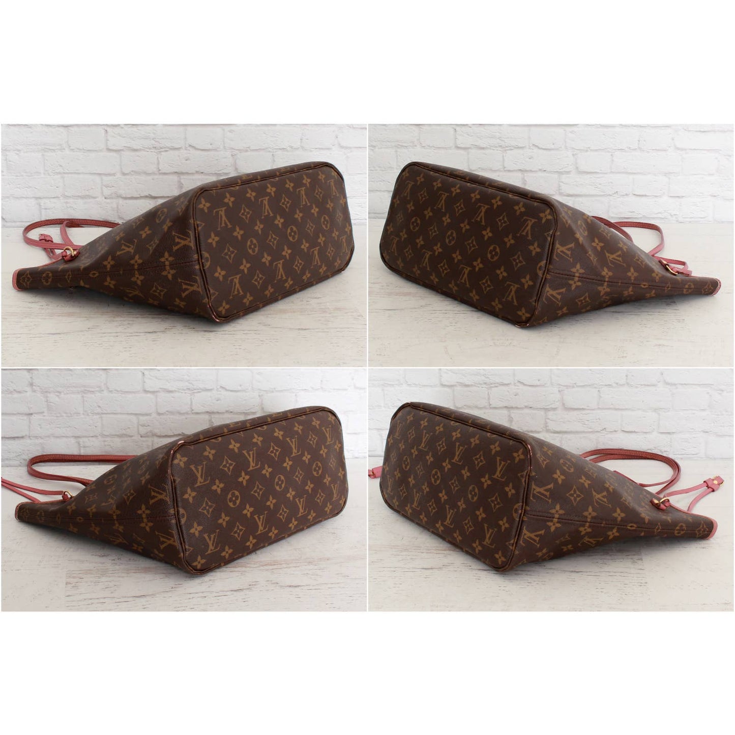 Louis Vuitton Neverfull MM Articles de Voyage Ikat Monogram Rose Tote