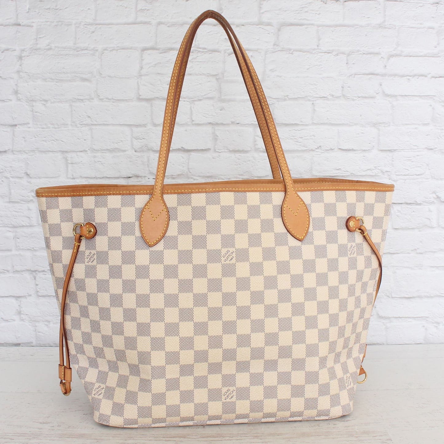 Louis Vuitton Neverfull MM Damier Azur Tote