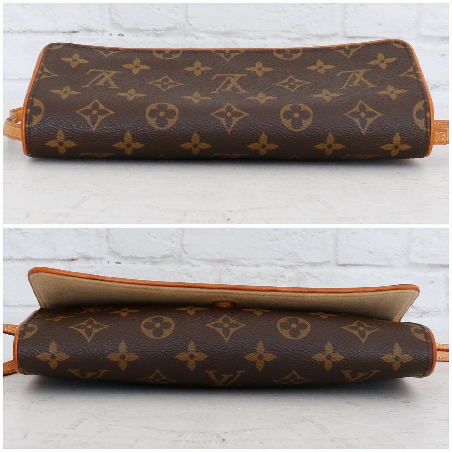 Louis Vuitton Pochette Twin GM Monogram Crossbody Dust Bag & Box