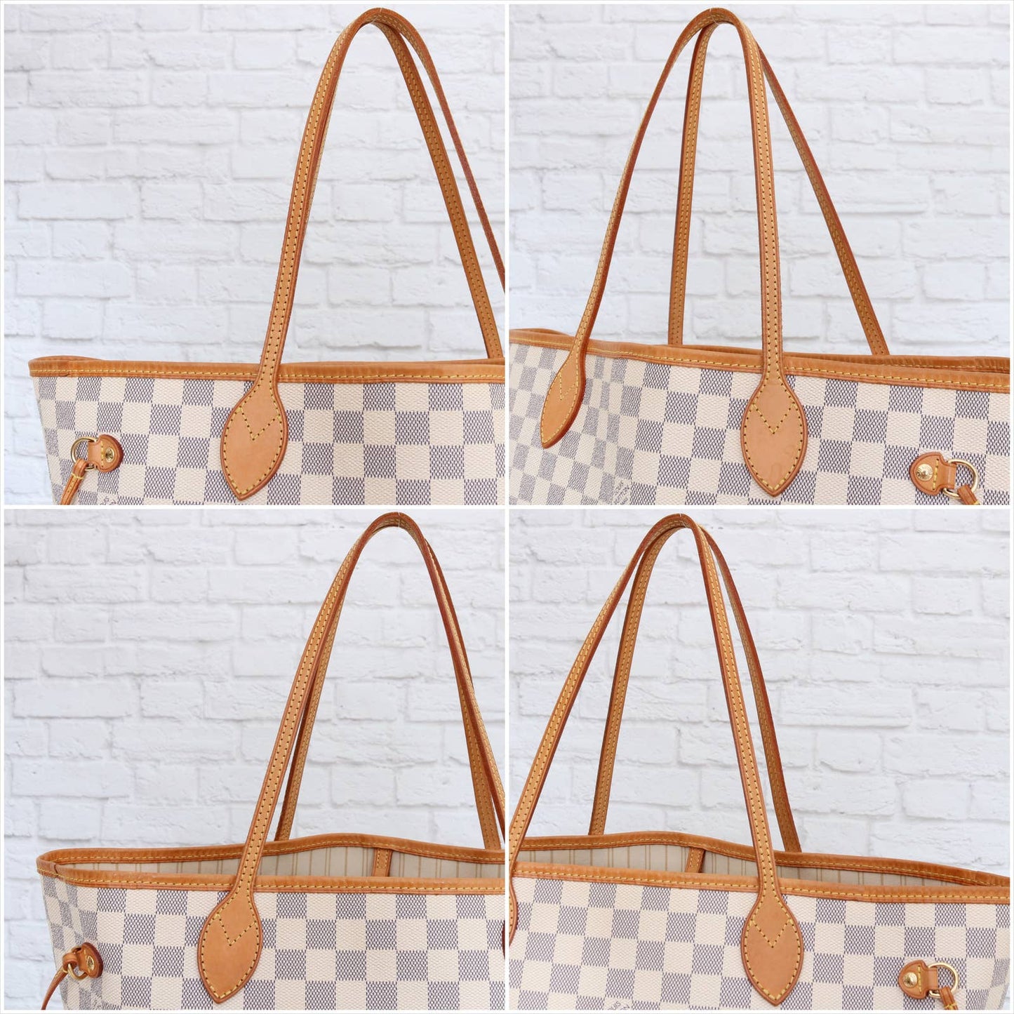 Louis Vuitton Neverfull MM Damier Azur Tote