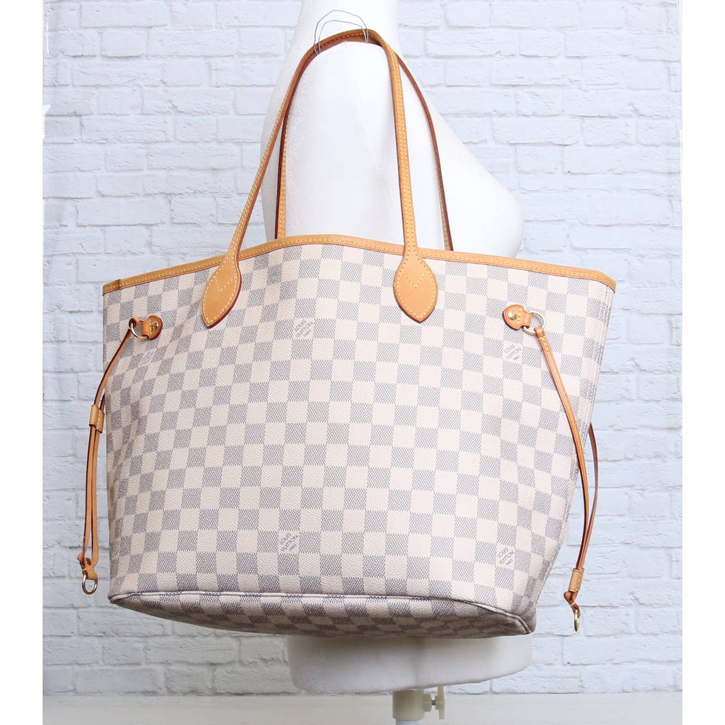 Louis Vuitton Neverfull MM Damier Azur Tote