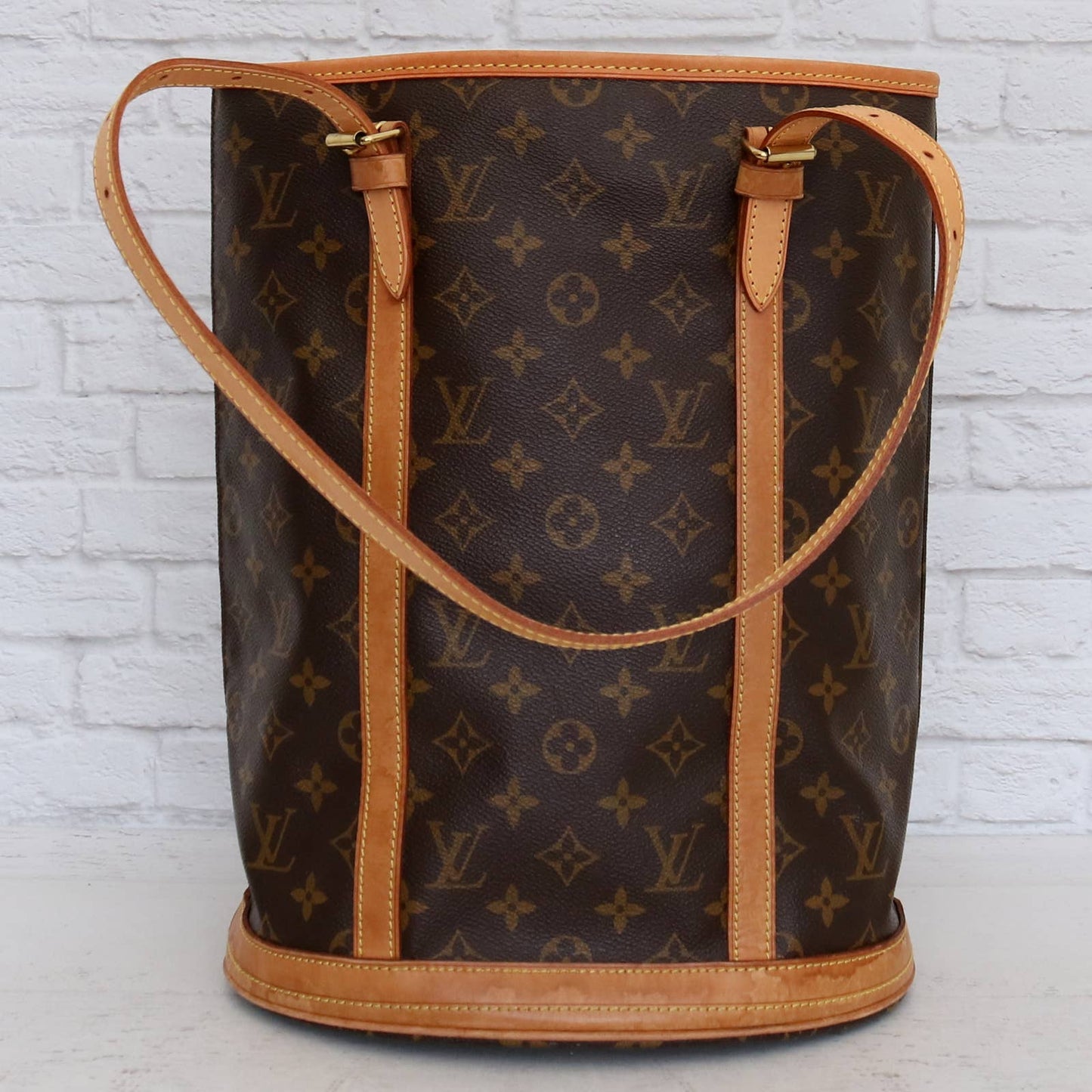 Louis Vuitton Bucket GM 27 Monogram Shoulder Bag Bucket Purse LV