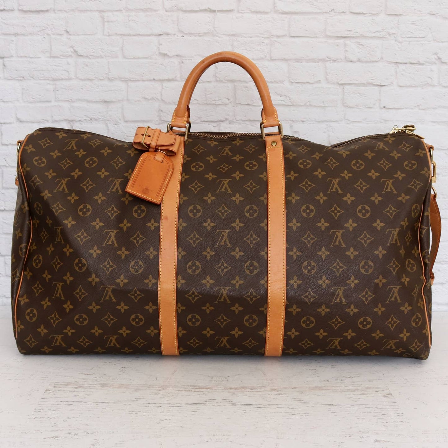 Louis Vuitton Keepall 60 Bandouliere Monogram Duffle Bag