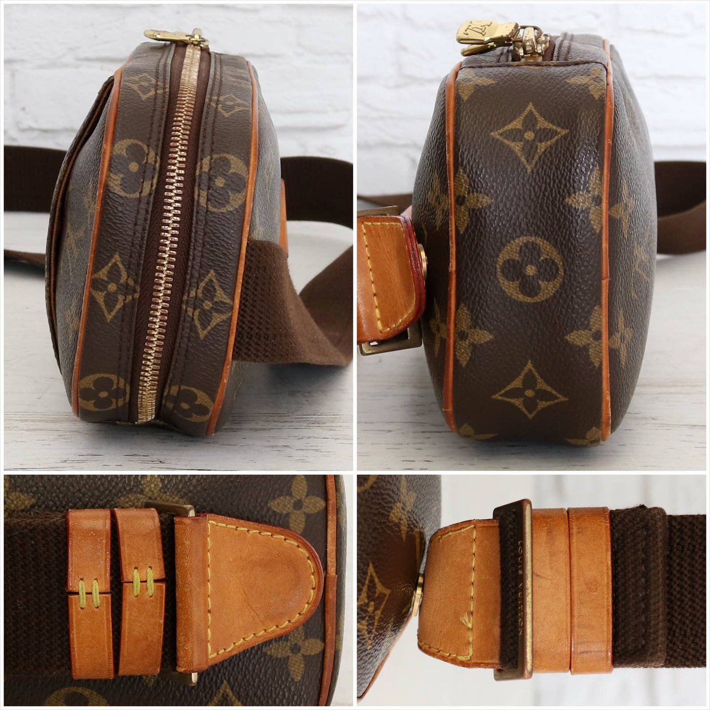 Louis Vuitton Pochette Gange Monogram Bumbag Belt Waist Crossbody Zip