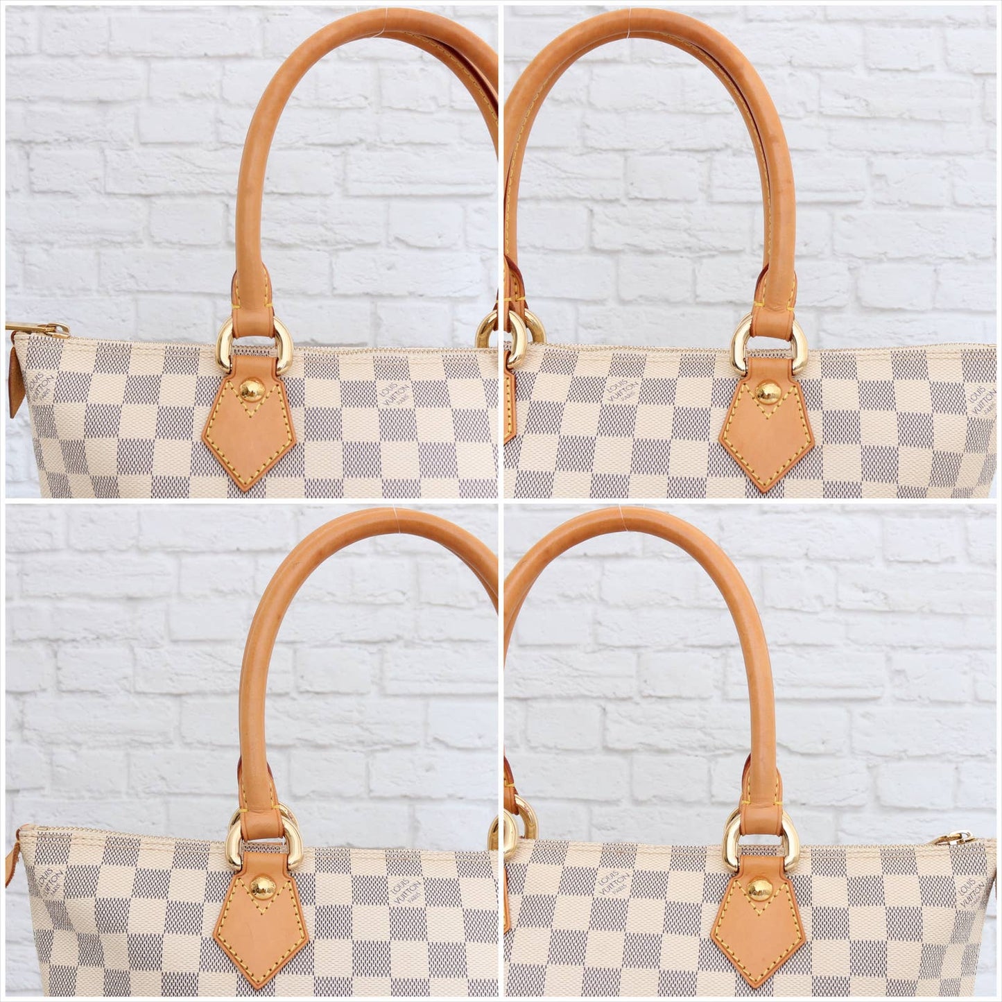 Louis Vuitton Saleya PM Tote Damier Azur Satchel