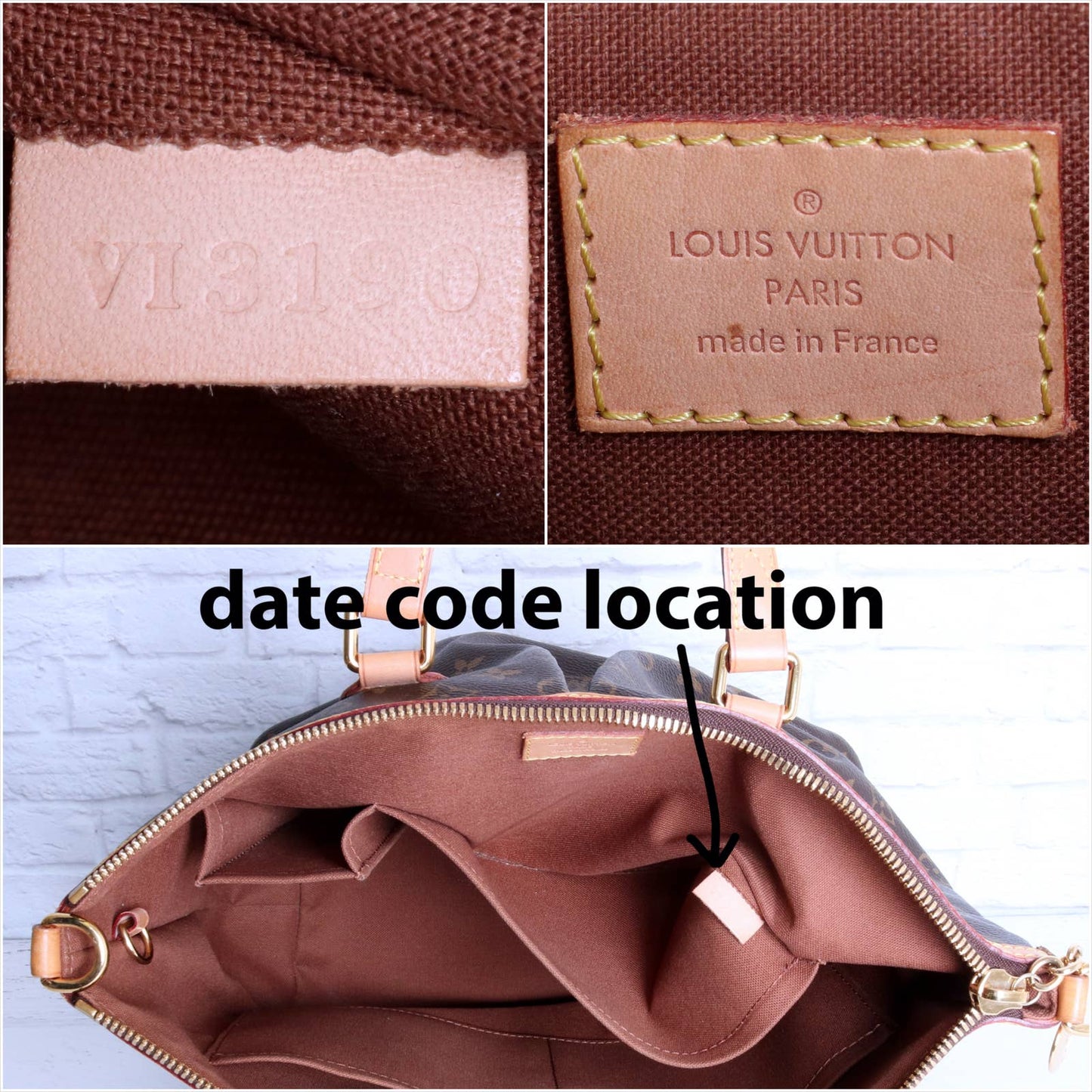 Louis Vuitton Palermo PM Monogram Purse Shoulder Bag Crossbody Tote LV