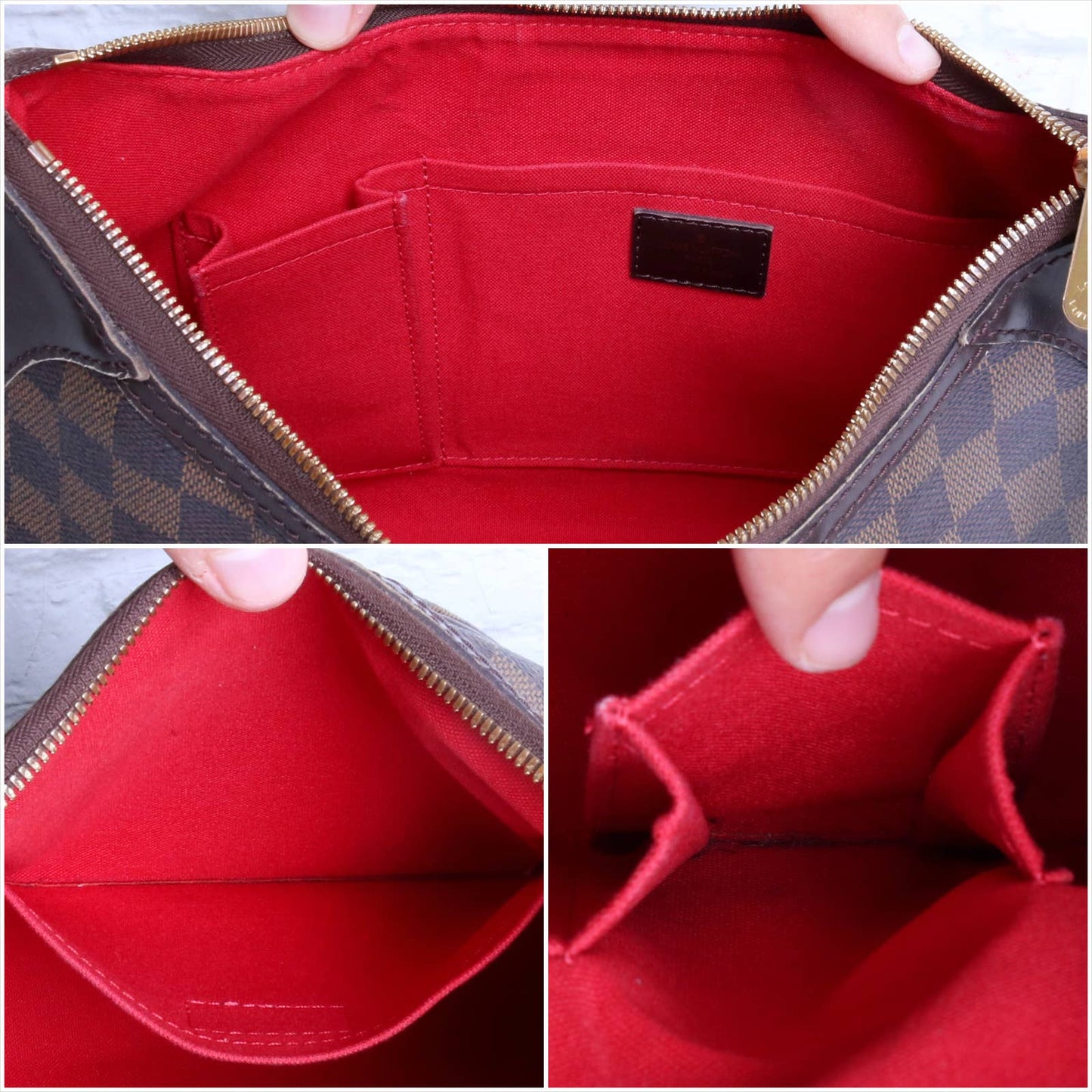 Louis Vuitton Thames GM Damier Ebene Hobo Shoulder Bag