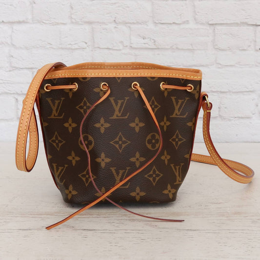 Louis Vuitton Nano Noé Monogram Small Bucket Crossbody