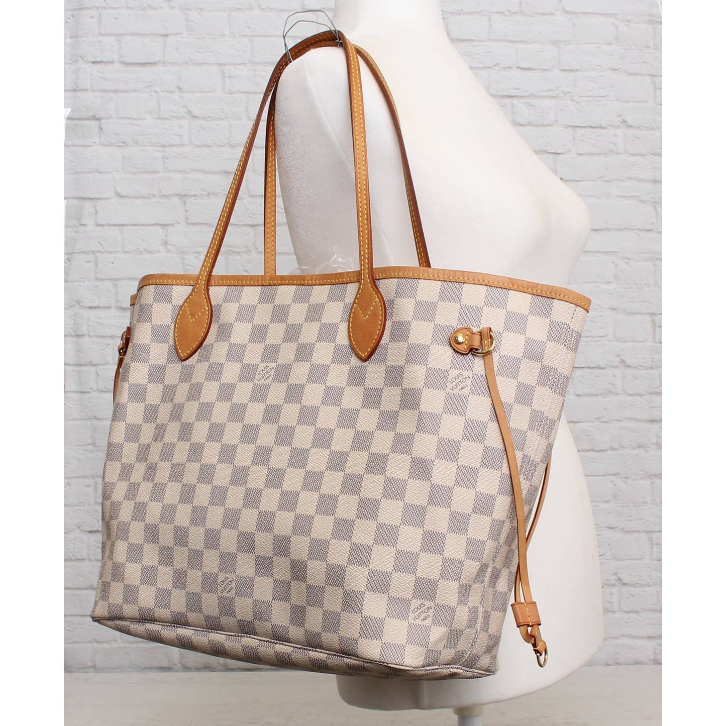 Louis Vuitton Neverfull MM Damier Azur Tote