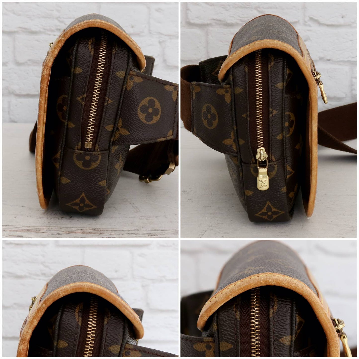 Louis Vuitton Bosphore Bum Bag Monogram Belt Waist Purse