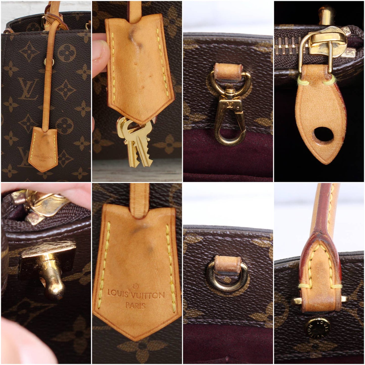 Louis Vuitton Montaigne BB Crossbody Satchel Monogram