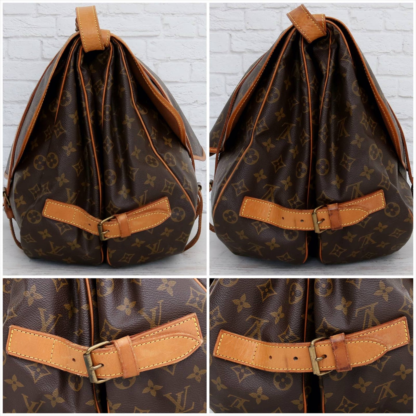 Louis Vuitton Saumur 43 Monogram Crossbody