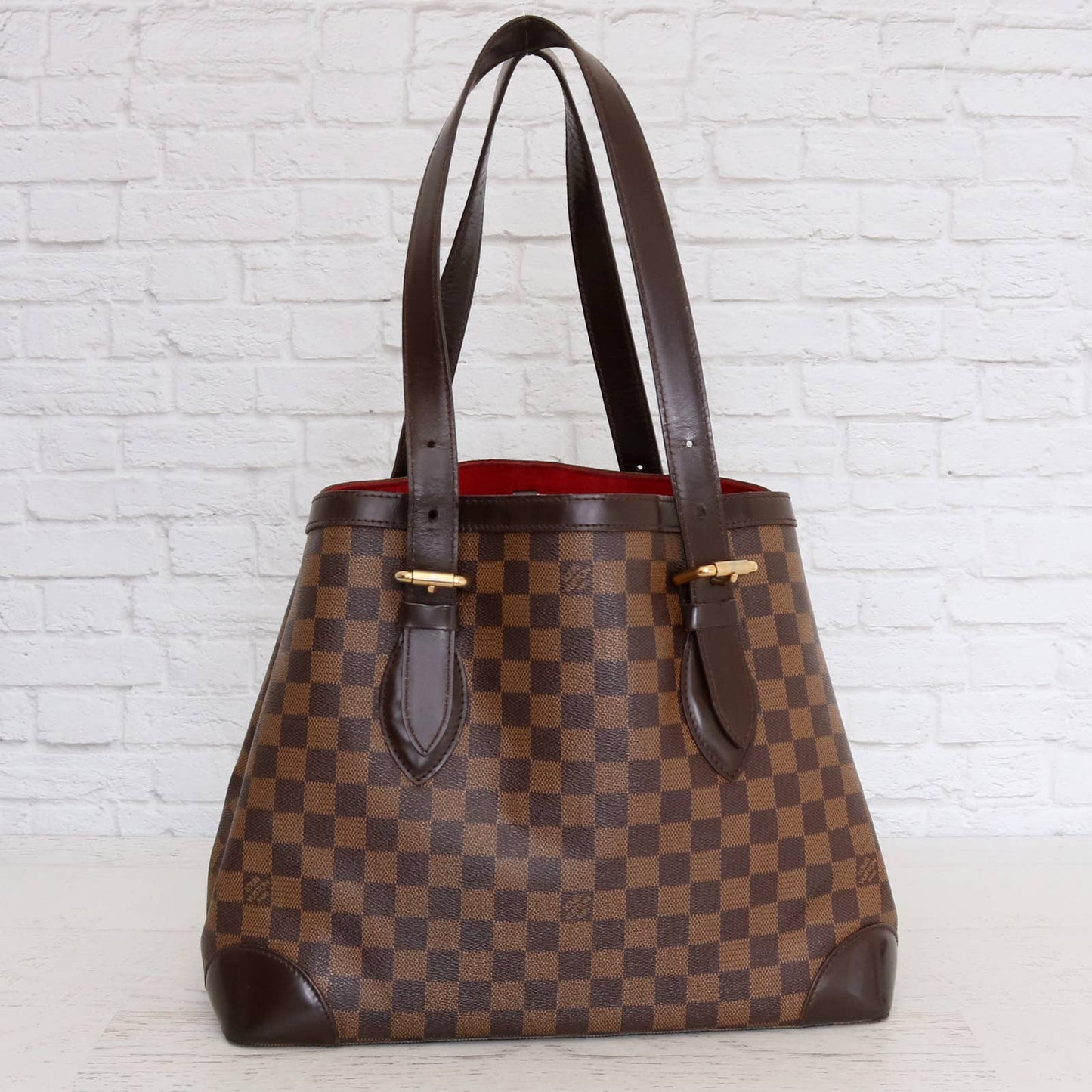 Louis Vuitton Hampstead MM Damier Ebene Shoulder Bag