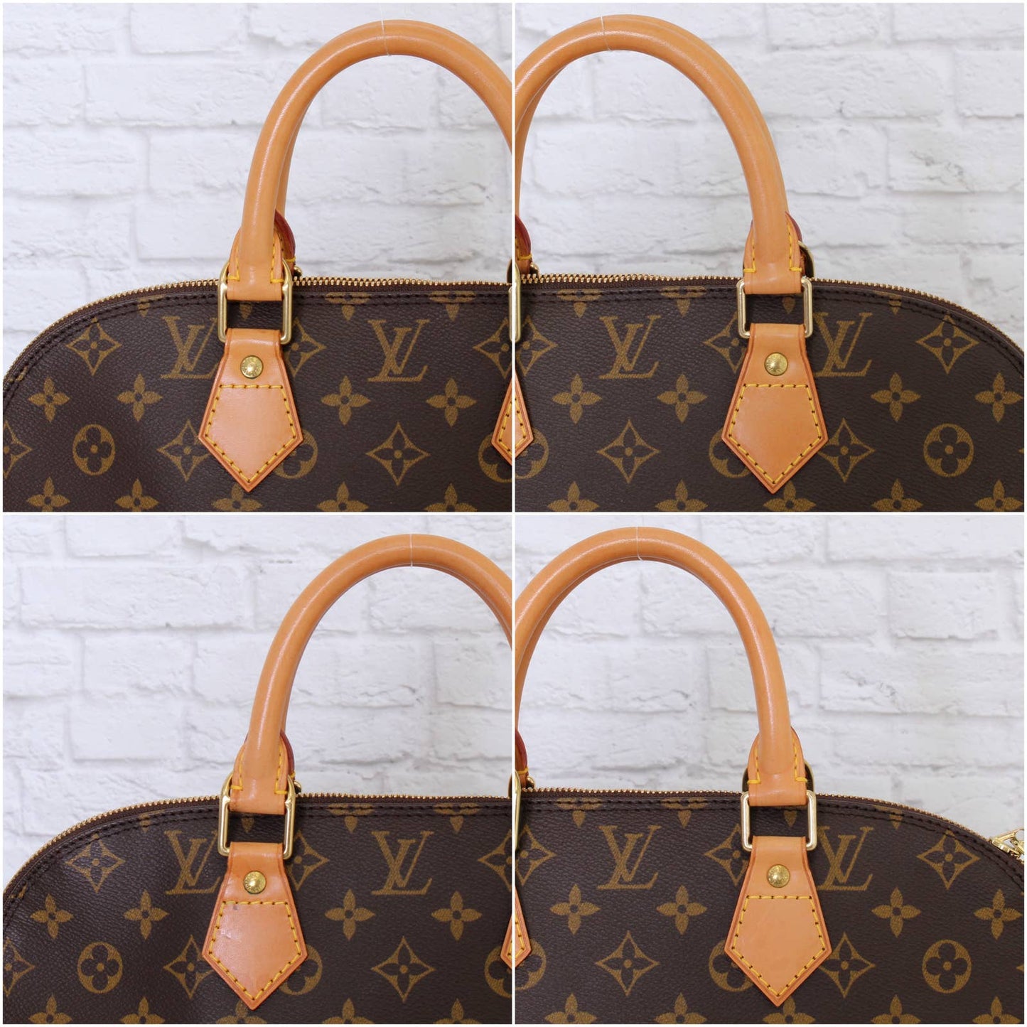 Louis Vuitton Alma MM Monogram Satchel