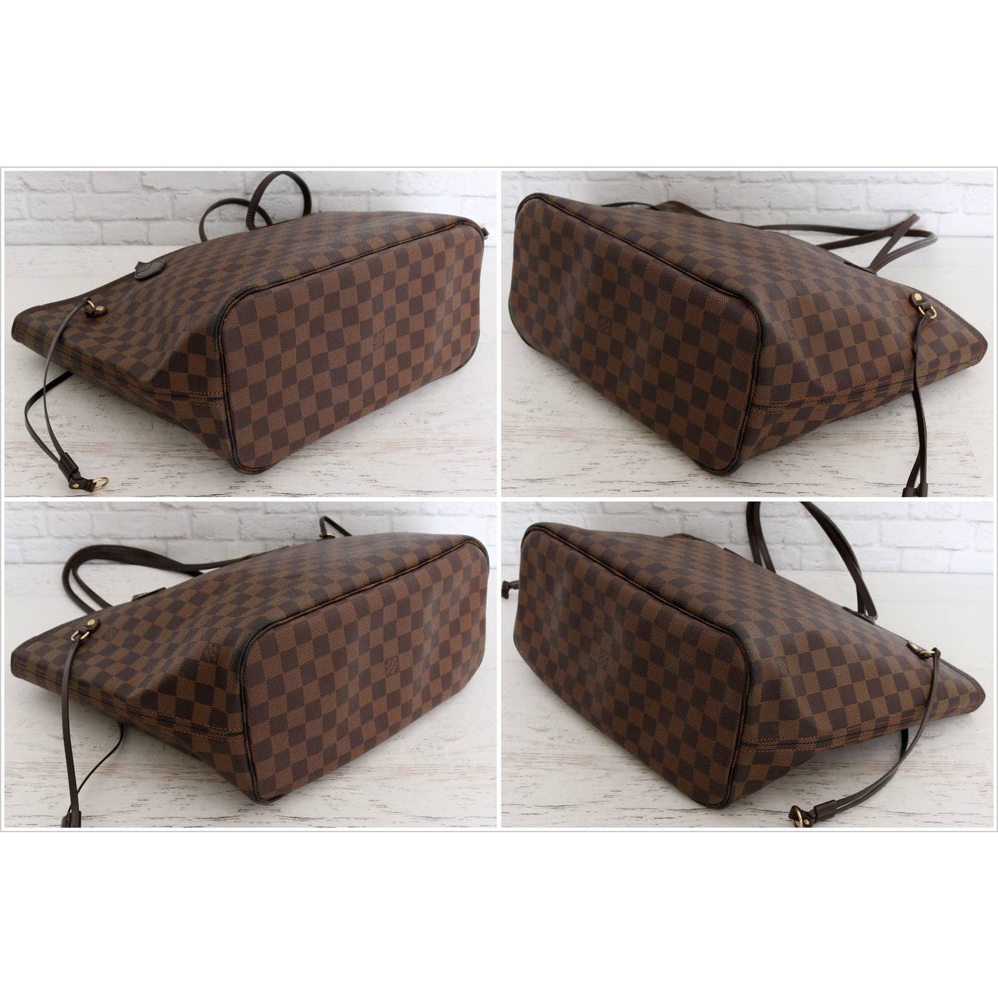 Louis Vuitton Neverfull MM Damier Ebene Tote