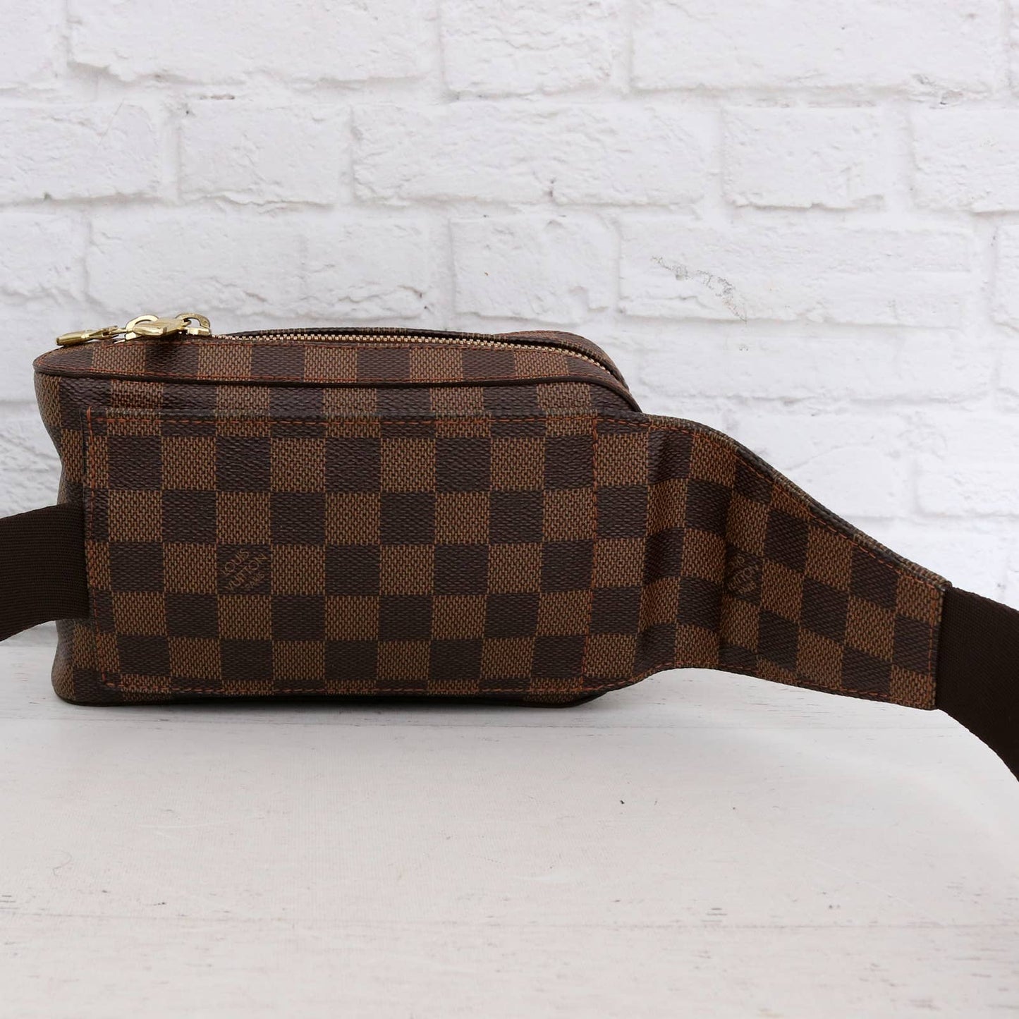 Louis Vuitton Geronimos Damier Ebene Sling Waist Bumbag