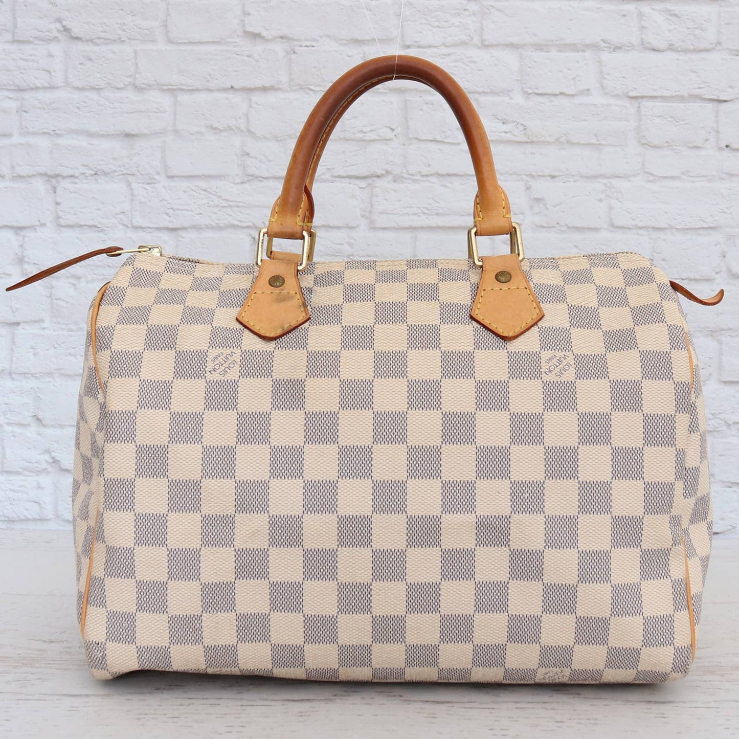 Louis Vuitton Speedy 30 Damier Azur Satchel