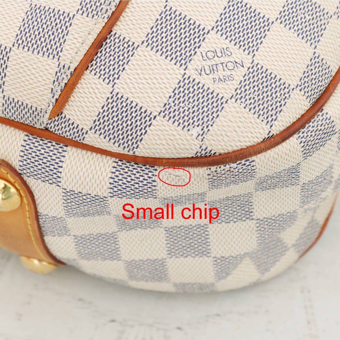 Louis Vuitton Galliera PM Damier Azur Hobo Shoulder Bag