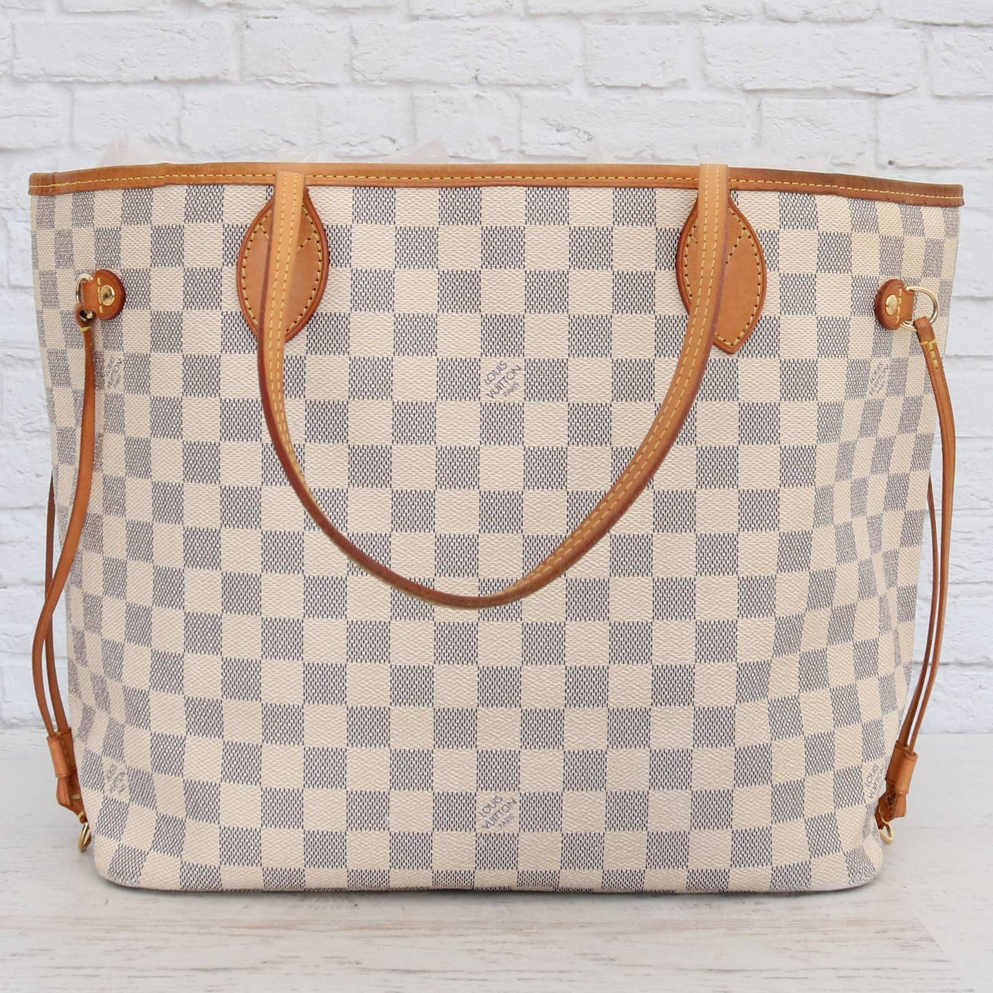 Louis Vuitton Neverfull MM Damier Azur Tote