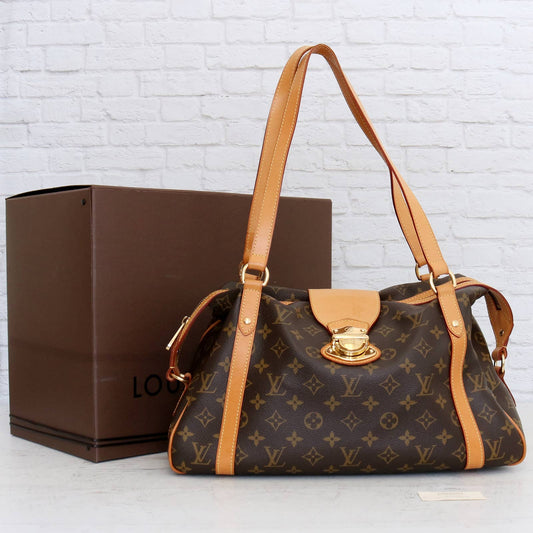 Louis Vuitton Stresa PM Monogram Shoulder Bag with Box