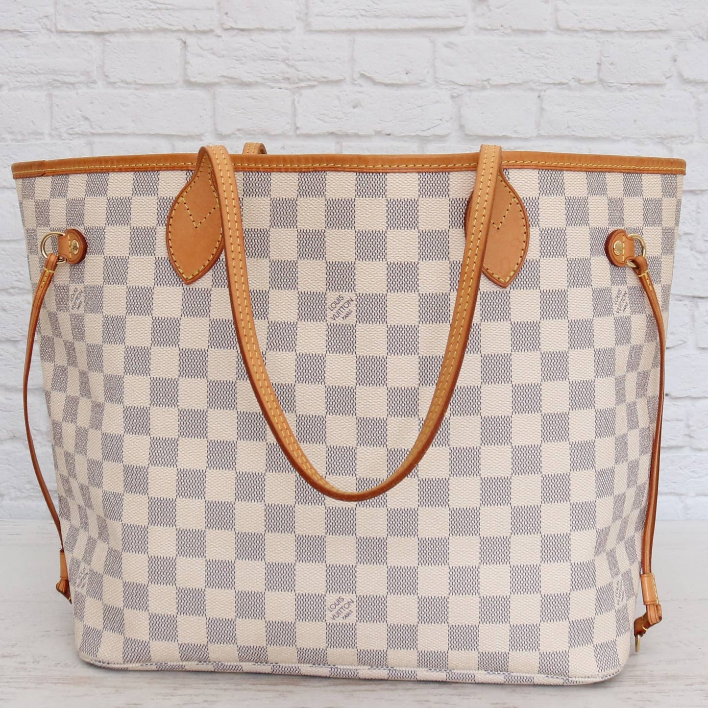 Louis Vuitton Neverfull MM Damier Azur Tote