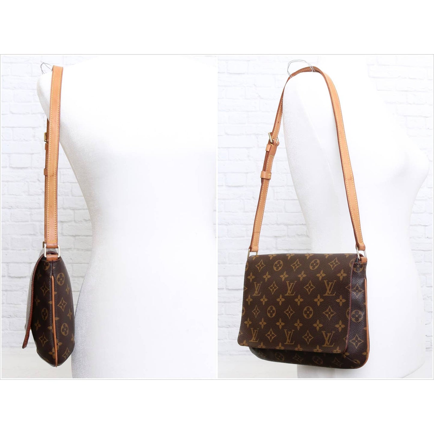 Louis Vuitton Musette Tango Short Monogram Shoulder Bag