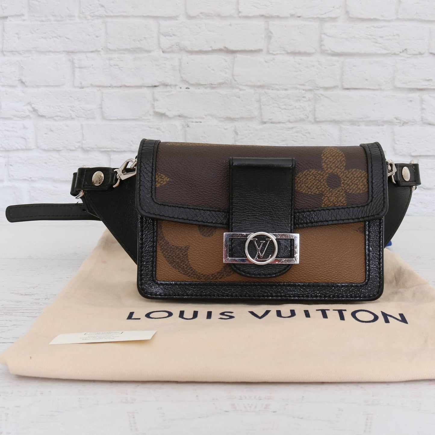 Louis Vuitton Dauphine Giant Reverse Monogram Noir Bumbag