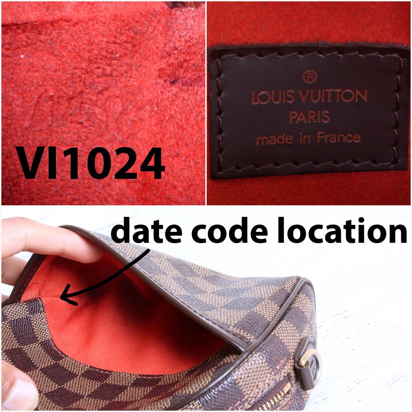 Louis Vuitton Pochette Ipanema Damier Ebene Crossbody