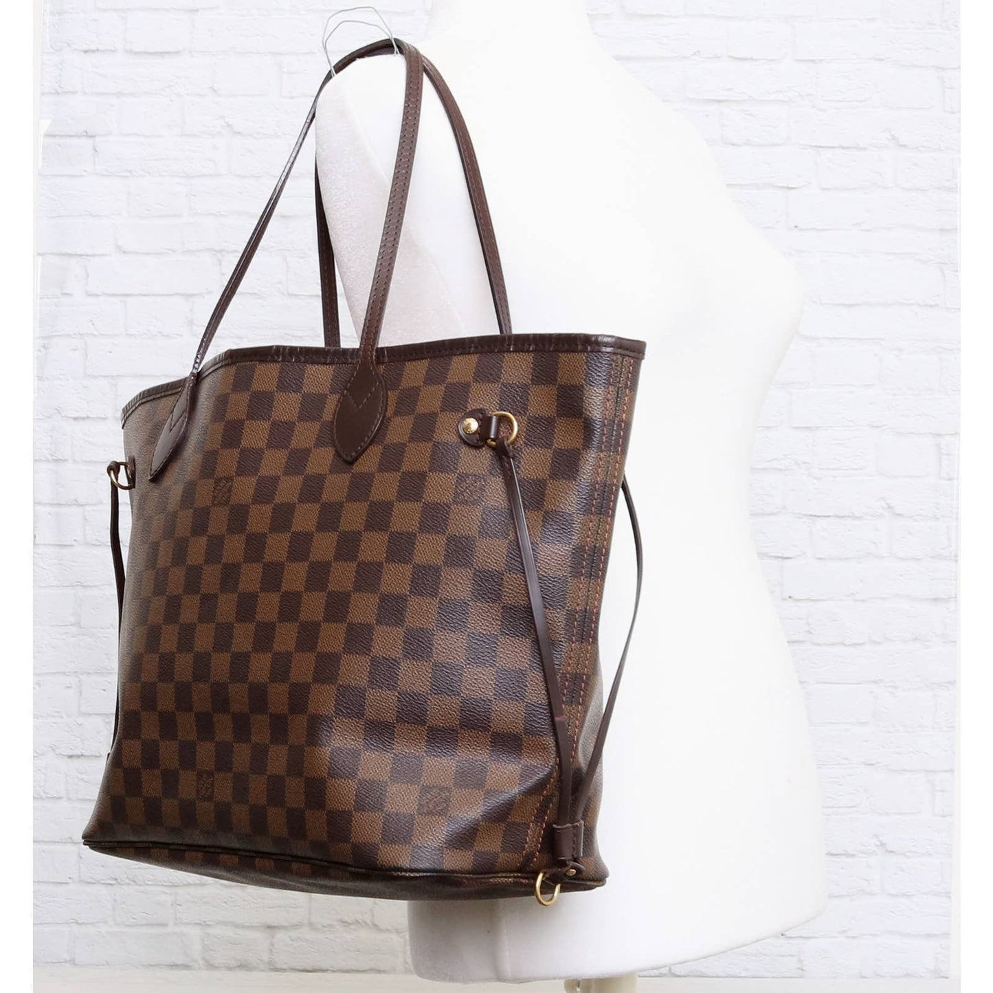 Louis Vuitton Neverfull MM Damier Ebene Tote