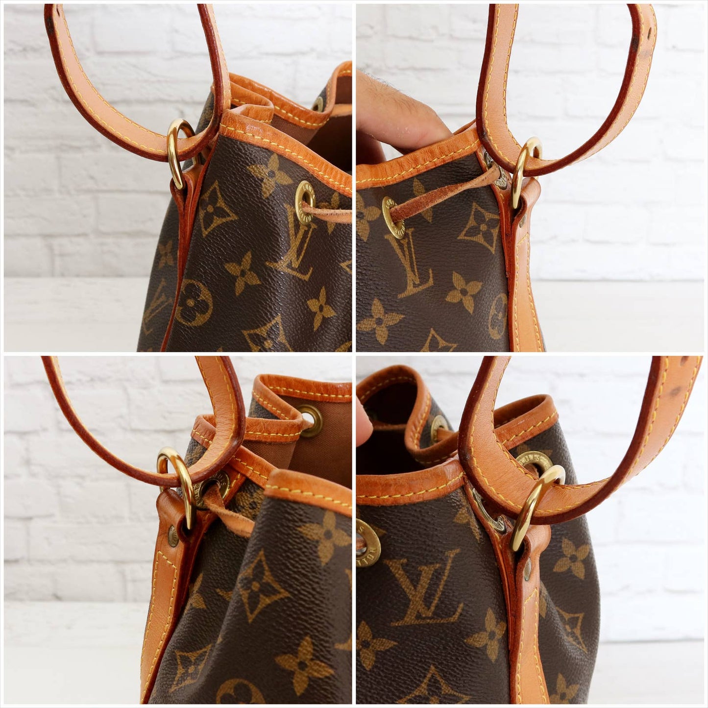 Louis Vuitton Petit Noé Monogram Small Bucket Shoulder Bag