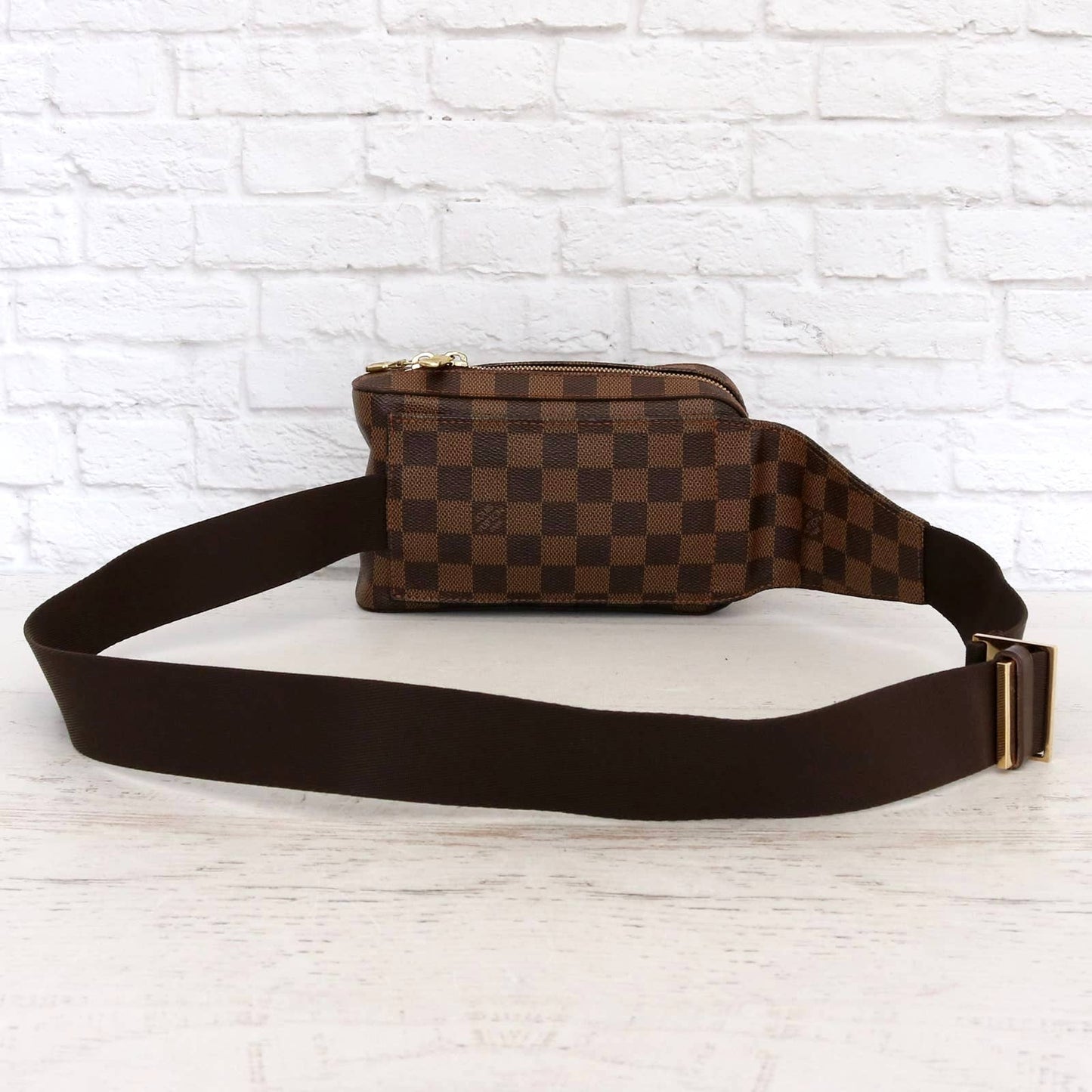 Louis Vuitton Geronimos Damier Ebene Sling Waist Bumbag