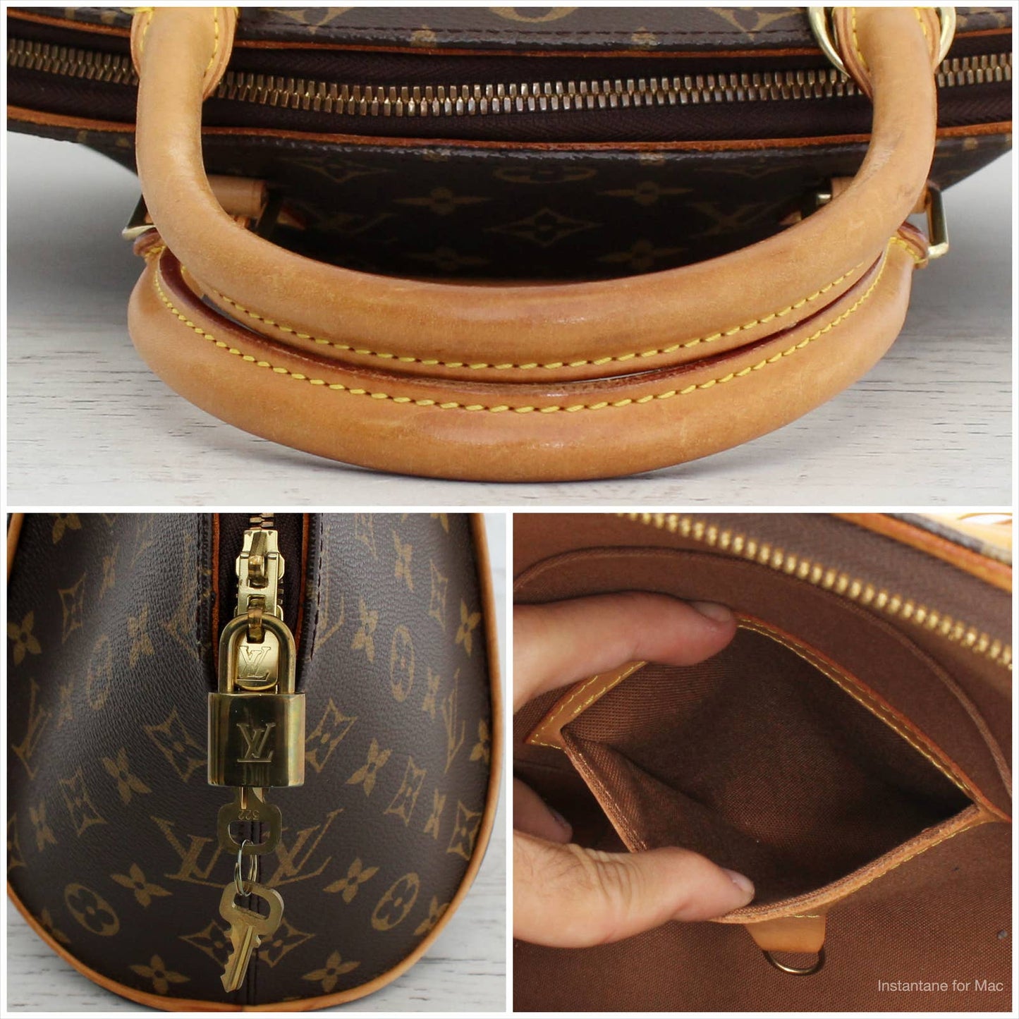 Louis Vuitton Ellipse MM Monogram Satchel