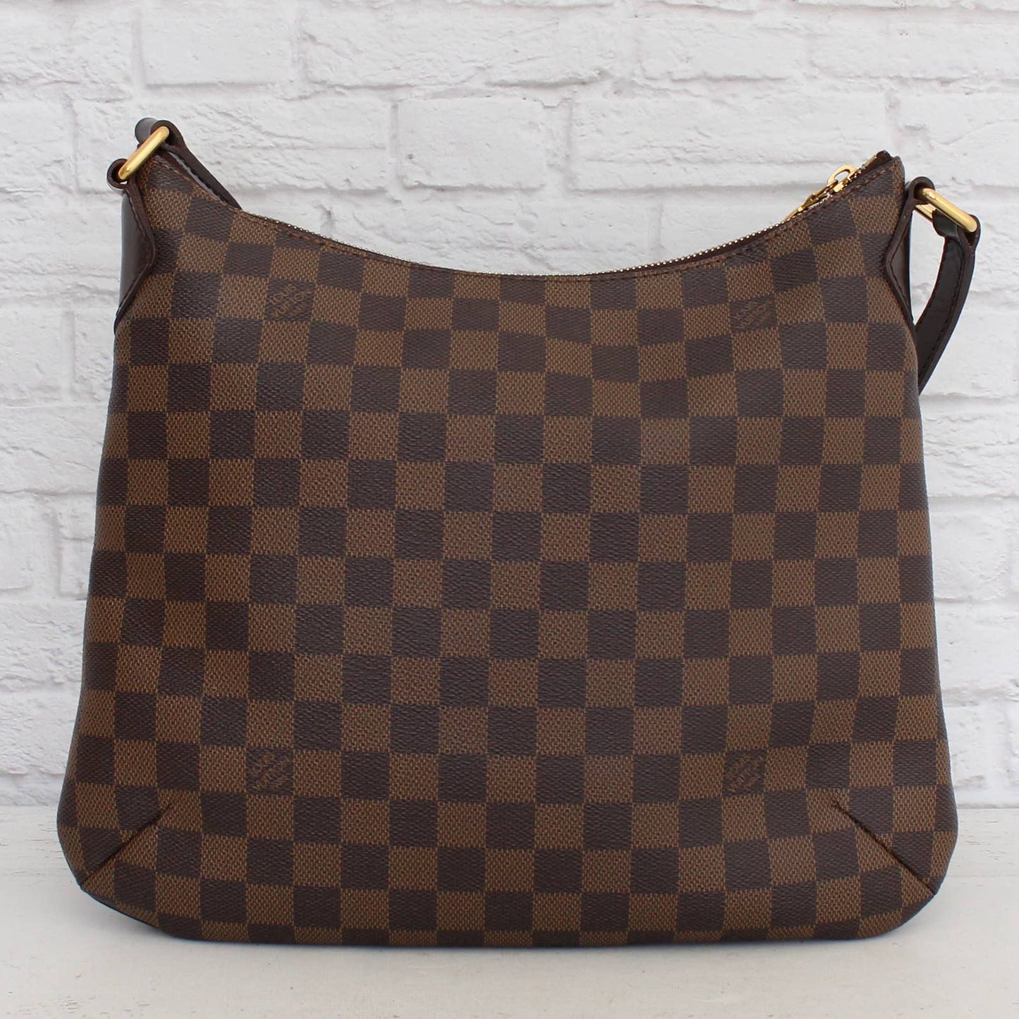 Louis Vuitton Bloomsbury PM Crossbody Damier Ebene Brown Leather Purse