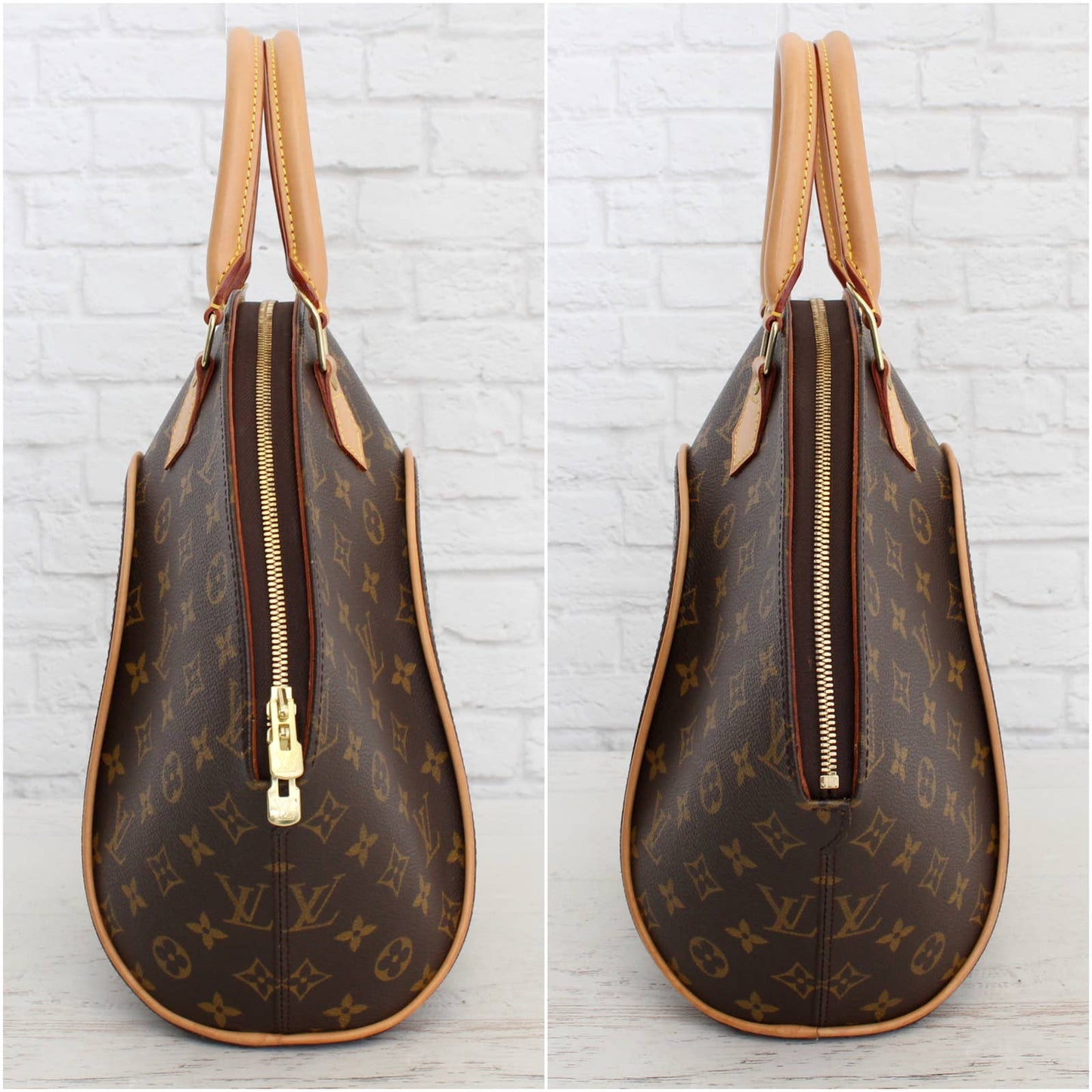 Louis Vuitton Ellipse MM Monogram Satchel Large