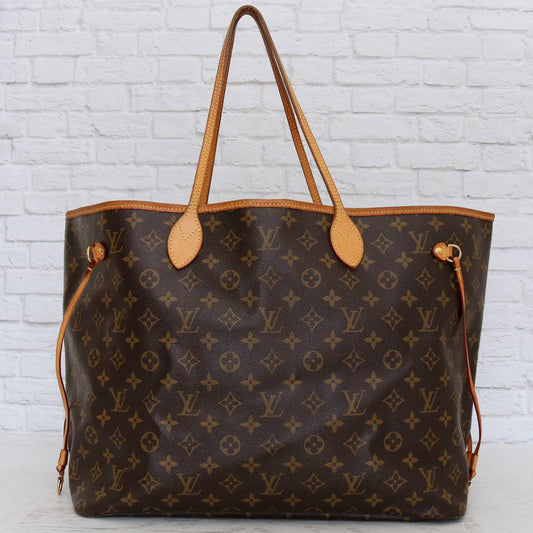 Louis Vuitton Neverfull GM Monogram Tote in Mimosa Yellow Interior