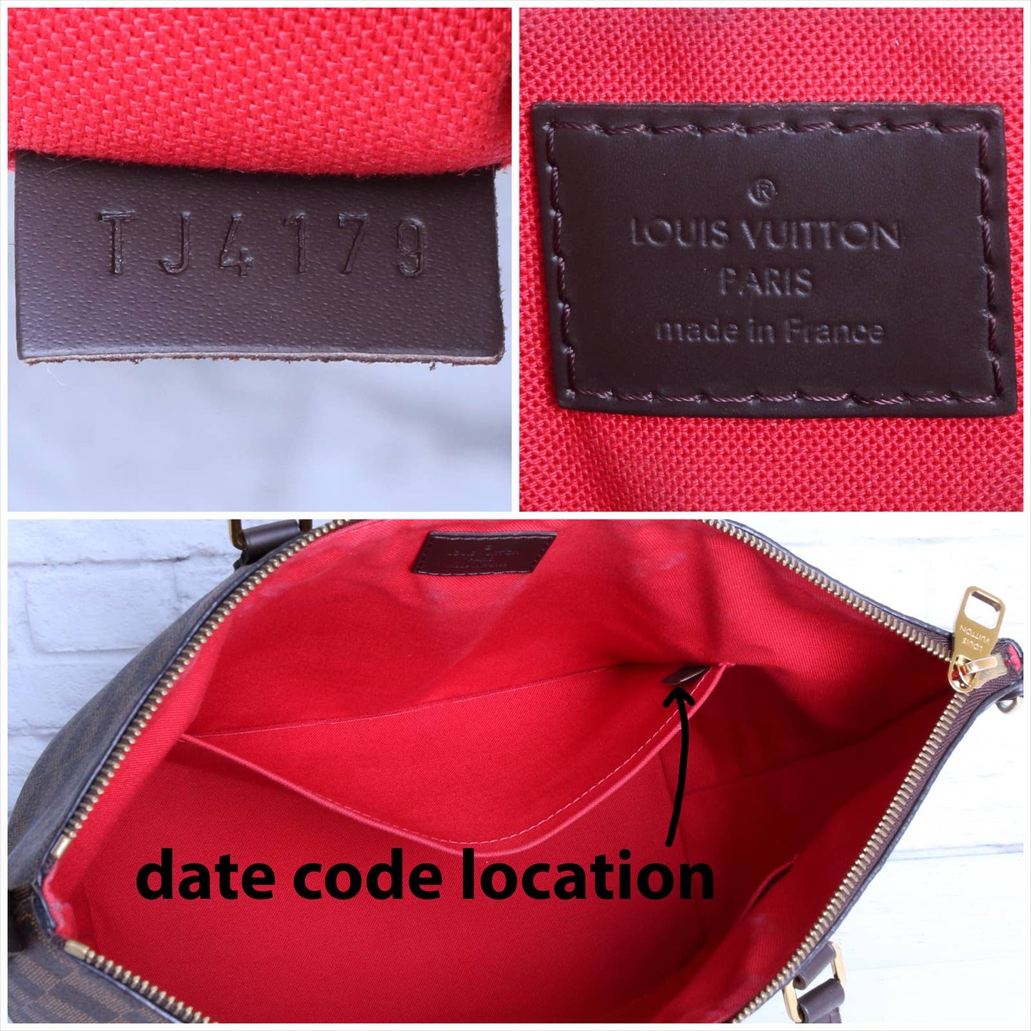 Louis Vuitton Siena MM Damier Ebene Satchel Crossbody