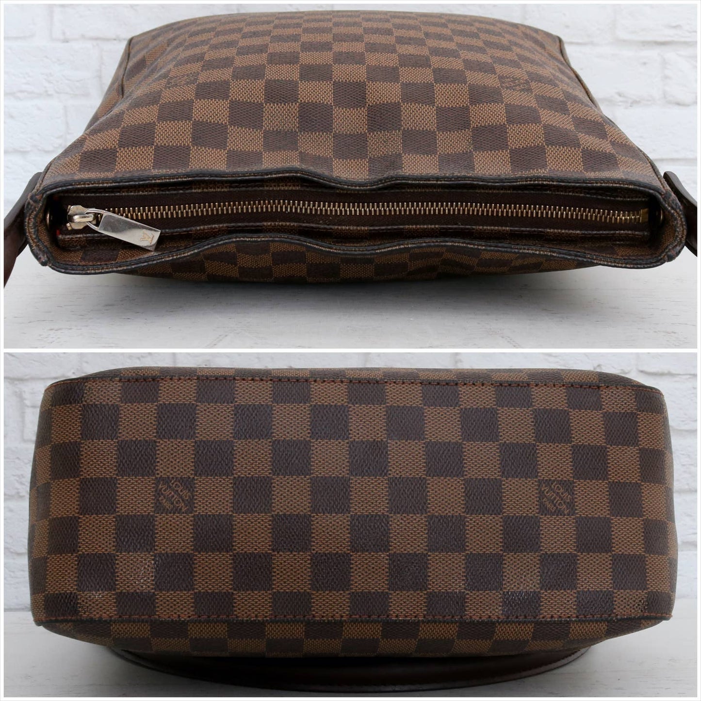 Louis Vuitton Looping GM Damier Ebene Tote Shoulder Bag